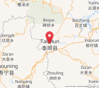 Map of Luoyang, Zhejiang