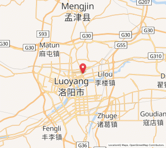 Map of Luoyang, Henan