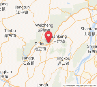 Map of Luoyuan, Guangdong
