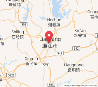 Map of Luozhou, Guangdong
