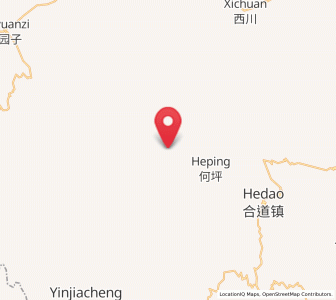 Map of Luping, Gansu