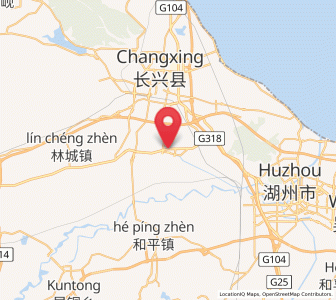Map of Lüshan, Zhejiang