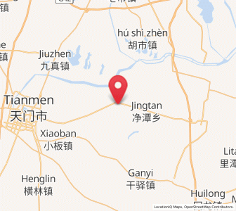 Map of Lushi, Hubei