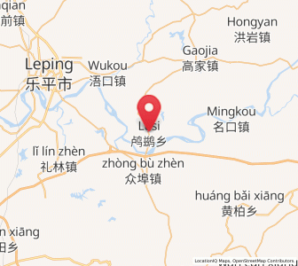 Map of Lusi, Jiangxi