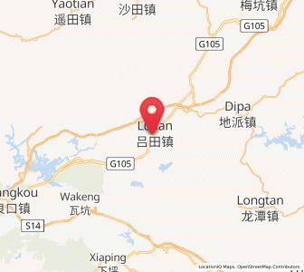 Map of Lütian, Guangdong