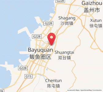 Map of Lutun, Liaoning