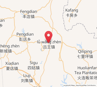 Map of Luwang, Hubei