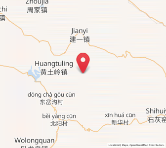Map of Lüwang, Liaoning