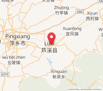 Map of Luxi, Jiangxi