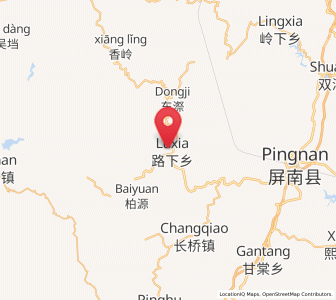 Map of Luxia, Fujian