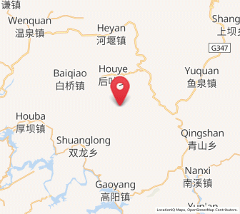 Map of Luyang, Chongqing