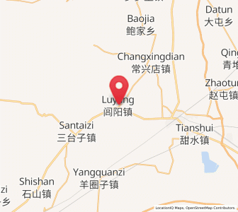 Map of Lüyang, Liaoning