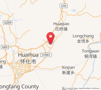 Map of Luyang, Hunan