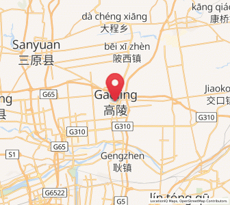 Map of Luyuan, Shaanxi