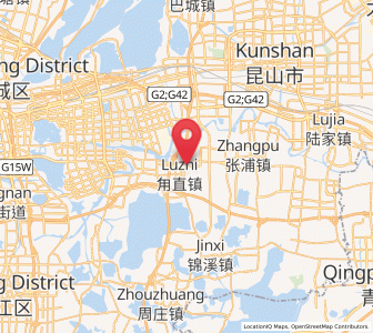 Map of Luzhi, Jiangsu