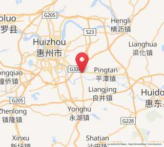 Map of Ma’an, Guangdong