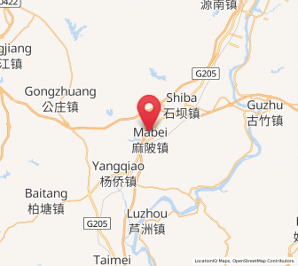 Map of Mabei, Guangdong