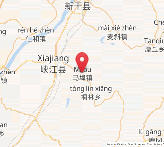 Map of Mabu, Jiangxi