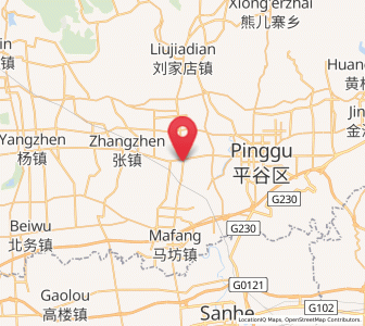 Map of Machangying, Beijing