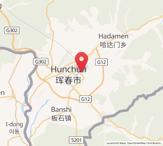 Map of Machuanzi, Jilin