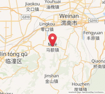 Map of Ma’e, Shaanxi