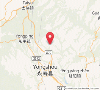 Map of Mafang, Shaanxi