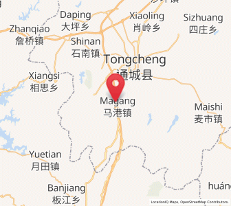 Map of Magang, Hubei