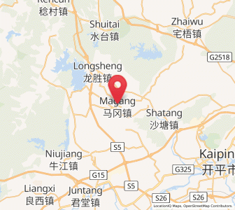 Map of Magang, Guangdong