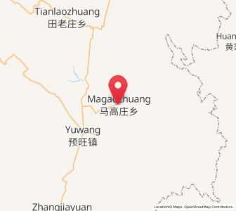 Map of Magaozhuang, Ningxia Hui Autonomous Region