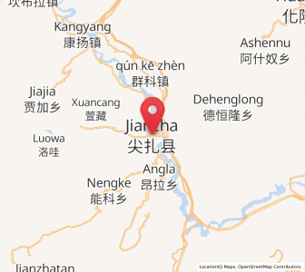 Map of Magitang, Qinghai