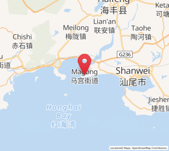 Map of Magong, Guangdong
