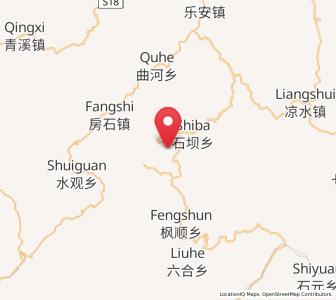 Map of Magong, Sichuan