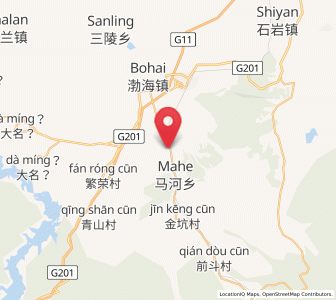 Map of Mahe, Heilongjiang