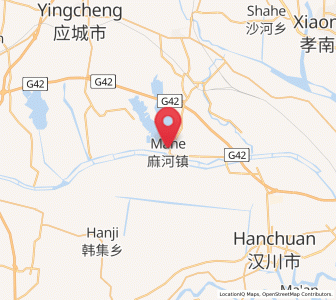 Map of Mahe, Hubei
