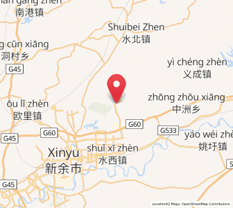 Map of Mahong, Jiangxi