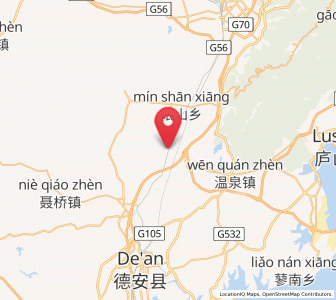 Map of Mahuiling, Jiangxi