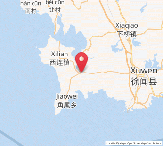 Map of Maichen, Guangdong