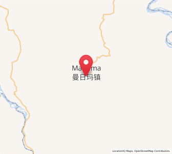 Map of Maima, Gansu