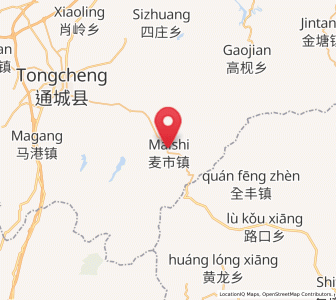 Map of Maishi, Hubei