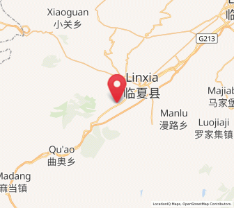 Map of Maji, Gansu