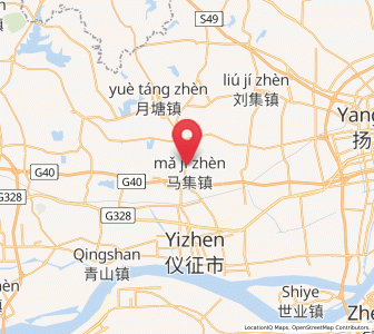 Map of Maji, Jiangsu