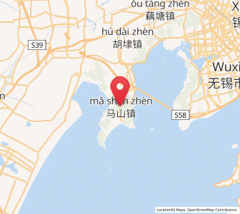 Map of Maji, Jiangsu