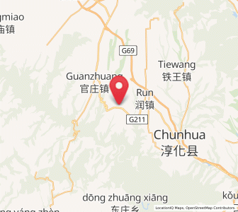 Map of Majia, Shaanxi