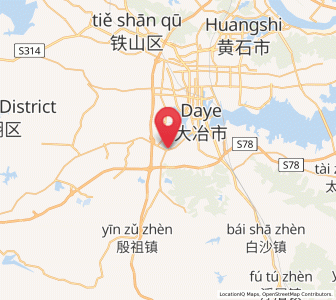 Map of Majiao, Hubei
