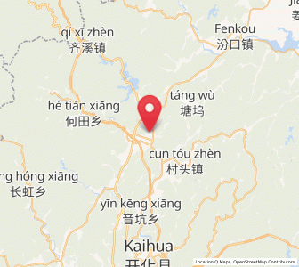 Map of Majin, Zhejiang
