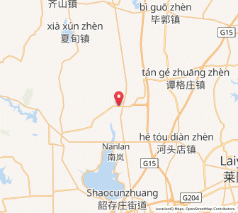 Map of Malianzhuang, Shandong
