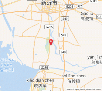 Map of Malingshan, Jiangsu