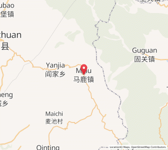 Map of Malu, Gansu