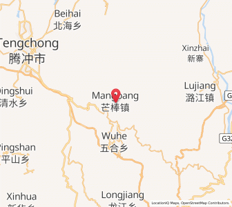 Map of Mangbang, Yunnan