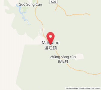 Map of Manjiang, Jilin